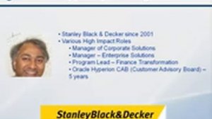 21 Minutes with Accelatis – Stanley Black & Decker Enjoys Top Oracle Hyperion Performance