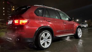 BMW X5 E70 - подготовил зимние колеса к сезону 20-21 и заодно протестировал фаркоп прицепом.