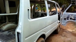 Nissan Vanette Restoration | Nissan Vanette repair and Repaint
