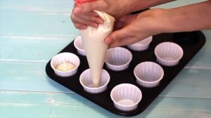 Готовим КАПКЕЙКИ! Рецепт теста для кексов и КРЕМ-ЧИЗА)