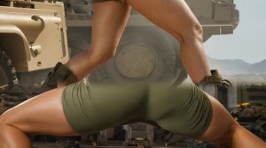 KI - AI generated Scarlett Johansson as Lady Jaye from G.I. Joe Part 2