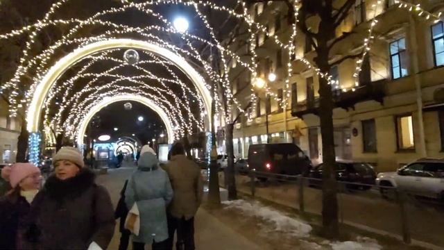 ☃️?НОВОГОДНИЙ НЕВСКИЙ, ЕЛКА. Санкт-Петербург ГОТОВ ПРАЗДНОВАТЬ 2023 год смотреть онлайн