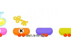ABC Train Song ??️?️ A is for Apple B is for Ball | Lingokids ABC song