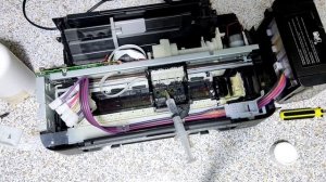 Прочистка печатающей головки Epson L-132