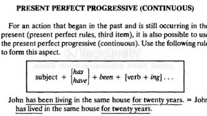 Present Perfect Progressive (Continuous) | Cliffs Toefl | Page Number (64-65)