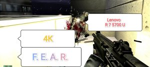 F.E.A.R 4K v. 1.08 vs Lenovo R 7 5700 U