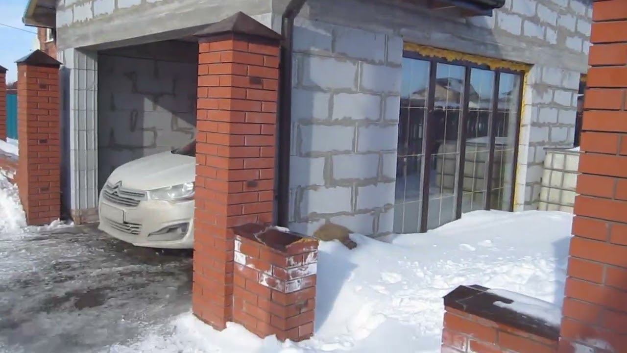 Минусы жизни в своем доме, перелопатил тонну снега!!!! смотреть онлайн