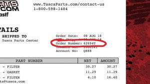 How to Find Your Order Number on Your Packing Slip