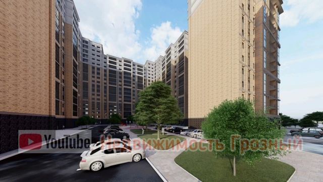 Квартиры в рассрочку. Новостройки в Грозном в Микрорайоне на стадии строительства.