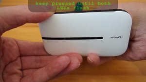 Huawei E5576-320 mobile 4G router Wi-Fi • Factory reset