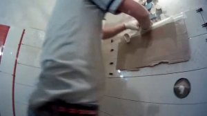 Монтаж дизайнерской душевой лейки