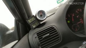 Audi 1.8t регулировка актуатора, показание boost метра. Поднял давление с 0.4 до 08 bar
