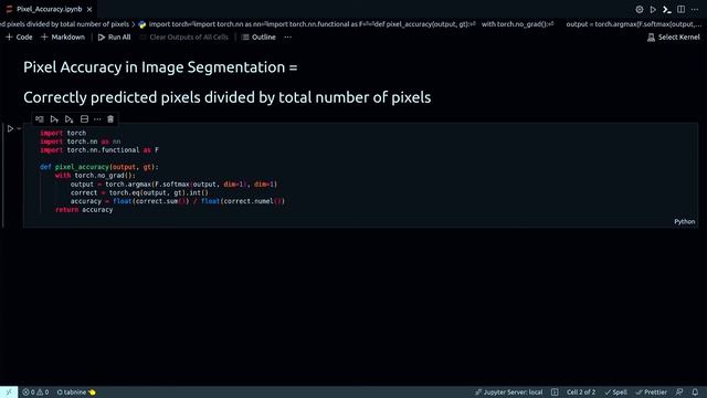 Pixel Accuracy in Image Segmentation | Object Detection | Deep Learning | Computer VIsion