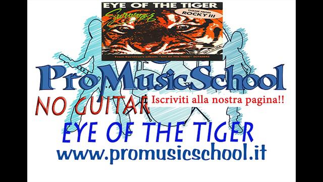 Eye of the tiger - The Survivor - backing track - NO GUITAR смотреть онлайн