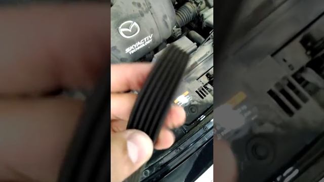 Причина внезапного обрыва ремня генератора ,Mazda CX-5 смотреть онлайн
