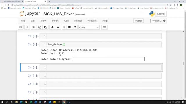 Lidar Driver Using Python Jupyter Notebooks смотреть онлайн