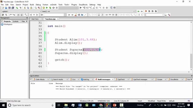 C++ Bangla Tutorials 70 : Types of Constructor | constructor overloading