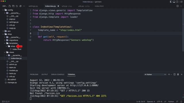 2-1 Templates - Python Django beginners course смотреть онлайн