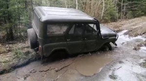 УАЗ 469 с отключенным передним мостом