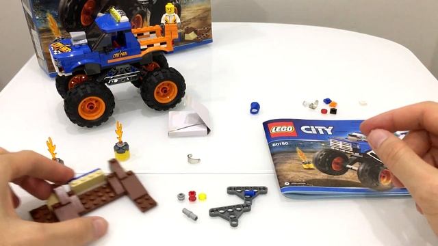 [Обзор] LEGO Монстр-трак City Great Vehicles (60180) смотреть онлайн