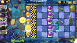 Прохождение Растения против зомби 2, Тёмные века, 12-я ночь