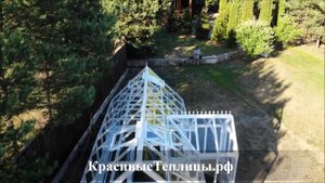 Теплица люкс в английском стиле