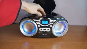 Магнитола DEXP Q320. Демонстрация работы
