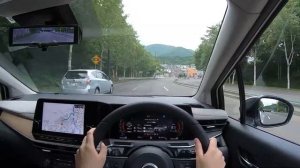 【Test Drive】2021 New NISSAN NOTE AURA e-POWER 4WD - POV Drive