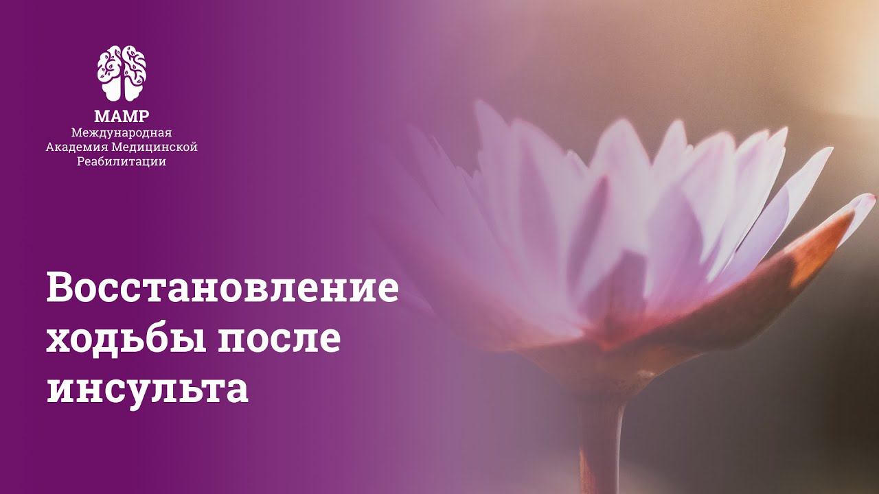 Реабилитация после инсульта: ходьба и Бобат-терапия. Вебинар для врачей от МАМР | МАМР