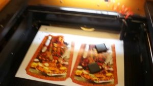 Контурная резка по меткам на лазерном станке Raylogic 304Mini