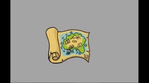 Рисую карту сокровищ в цвете