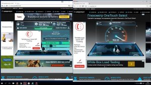 Тестирование скорости 1Gbit интернета в разных браузерах