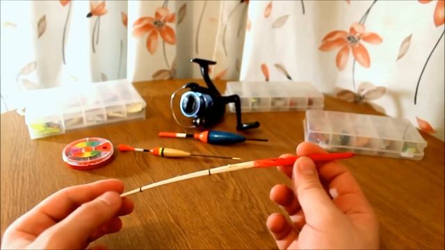 Поплавок для рыбалки времен СССР "Гусиное перо". смотреть онлайн