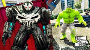 КАК КАРАТЕЛЬ СТАЛ ЖЕЛЕЗНЫМ ЧЕЛОВЕКОМ ХАЛКБАСТЕР В ГТА 5 МОДЫ! HULKBUSTER ОБЗОР МОДА В GTA 5! ИГРЫ