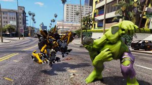THE HULK VS BUMBLEBEE & OPTIMUS PRIME (Transformers) - EPIC BATTLE