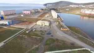 Самый северный город России. Певек . С квадрокоптера