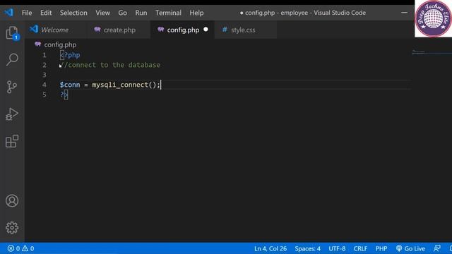 PHP Tutorial for beginner | absolute beginner #16 PHP MySQL CRUD Application - Part 1