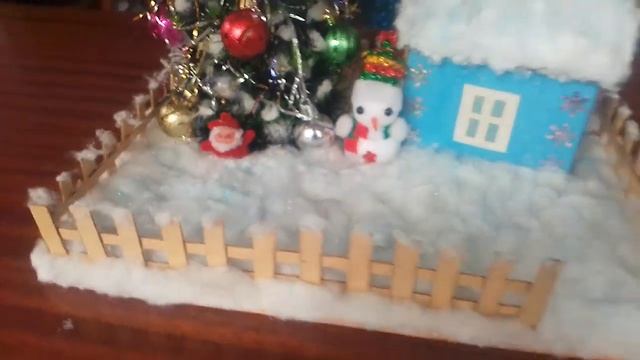 Поделка в садик на тему зима. смотреть онлайн