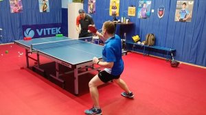 160)Плоский МЯЧ*Топ спин СЛЕВА*СПРАВА*разножка*НОГ*rttf-350