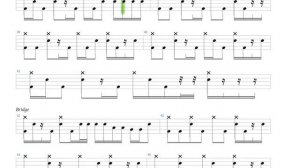 The Only + Static X + Drums only + Drum tab