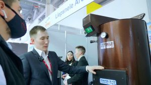 Вертикальные котлы длительного горения «LIEPSNELE». Выставка Aquatherm Moscow 2022.