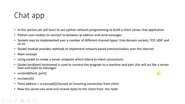 Learn Python - Network Socket programming  Building a chat app