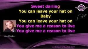Joe Cocker - you can leave your hat on (Karaoke Version)