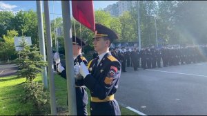 Церемония поднятия флага РФ в Колледже полиции 20.05.2024