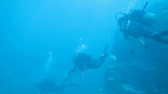 Diving at Blue Bay in Mauritius