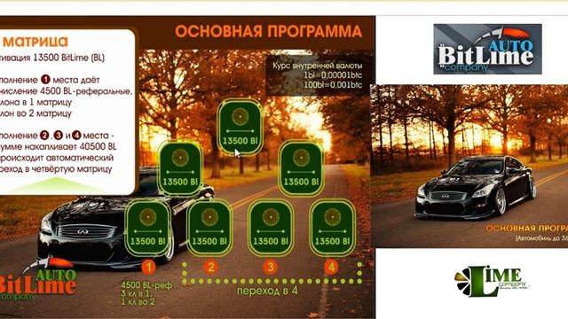 Презентация маркетинг плана Автопрограммы компании Lime Company