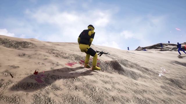 Cinematic NPC Wars & Active Ragdoll Physics in MANTA'S WARBOX! смотреть онлайн