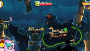 angry birds 2 level 100, 200, 300, 400 & 500 Boss fight(bubbles) with new distructometer