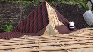 Ендова.МОНТАЖ ВНУТРЕННЕГО УГЛА.