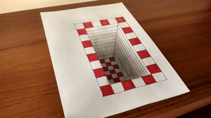 Рисуем Потрясающий 3d Рисунок.